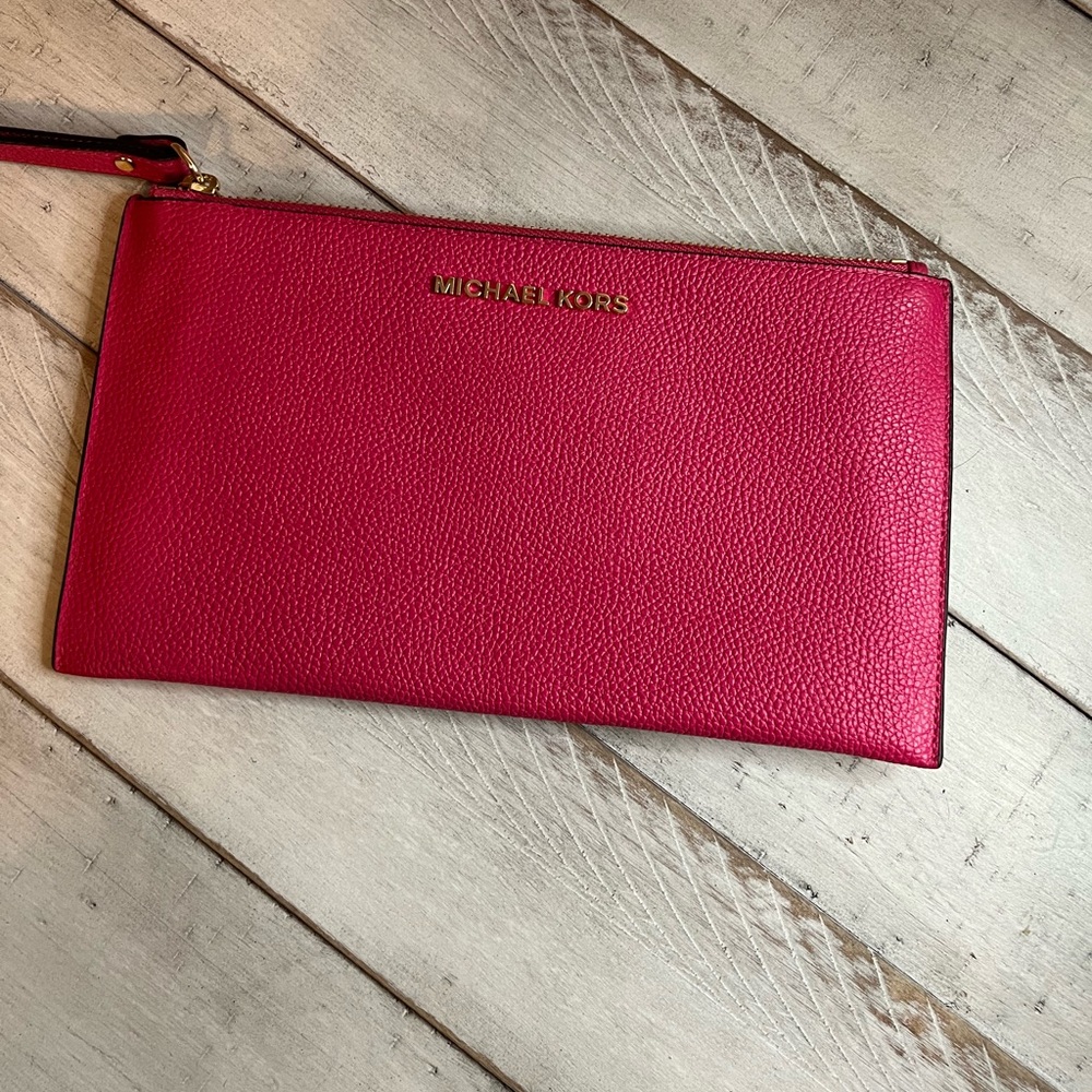 Hot Pink Michael Kors Clutch